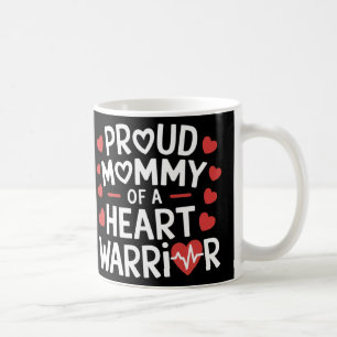 Caneca De Café Mamãe Orgulhosa De Um Guerreiro Cardíaco Warri De 
