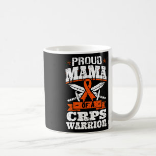 Caneca De Café Mamãe Orgulhosa De Um Guerreiro Crps Fita De Consc