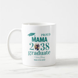 Caneca De Café Mamãe orgulhosa personalizada de formatura