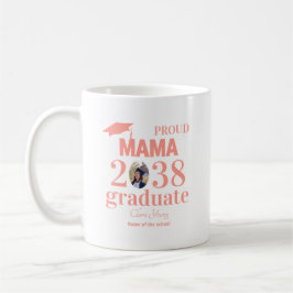 Caneca De Café Mamãe orgulhosa personalizada de formatura