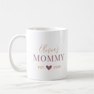 Caneca De Café Mamãe Personalizada Estabelecida Coffee Mug