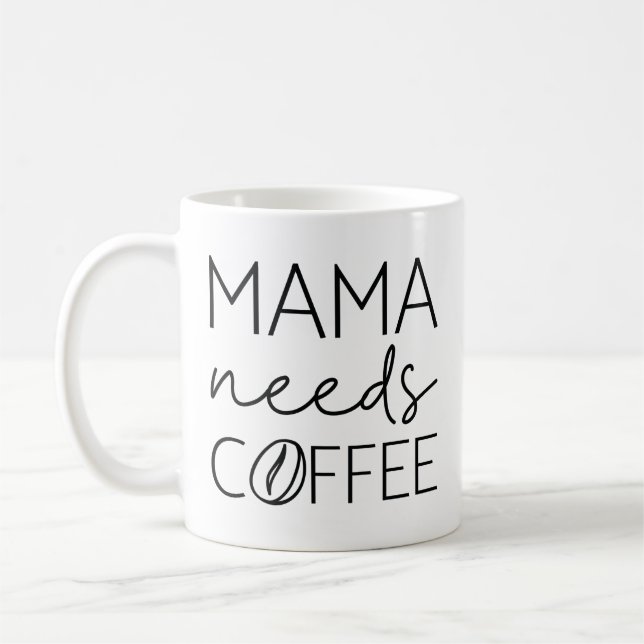 Caneca De Café Mamãe Precisa De Café (Esquerda)