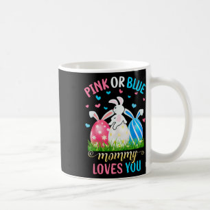 Caneca De Café Mamãe Rosa Ou Azul Te Ama Sexo De Coelhinho Da Pás
