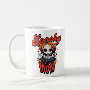 Caneca De Café Mamãe Spooky
