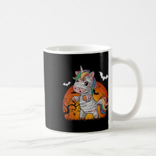 Caneca De Café Mamãe Unicorn Halloween Girls Unicorn Halloween Co