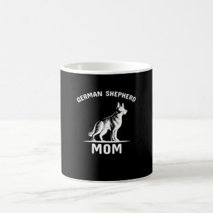 Caneca De Café Mamães de German shepherd de Arte da Apicultor