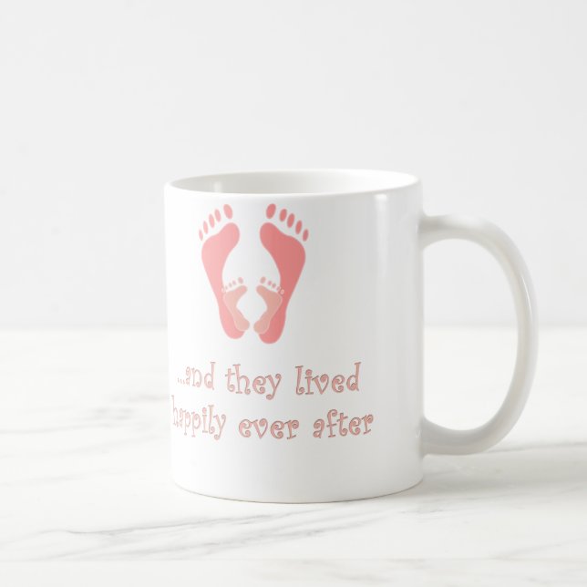 Caneca De Café Mamães e mim pés (Direita)