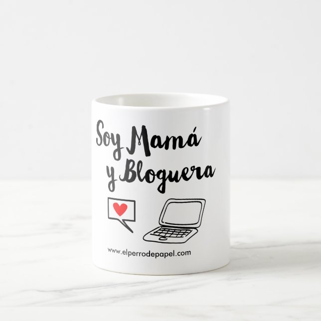 Caneca De Café Mamás blogueras (Centro)