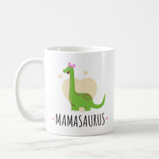 Caneca De Café Mamasaurus Funny Dinosaur – Sweet Mom Gift