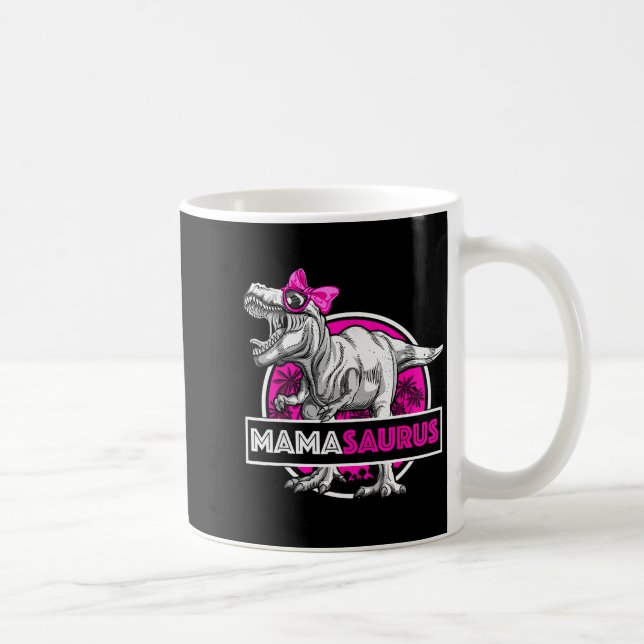 Caneca De Café Mamasaurus T-rex Matching Funny Mother Saurus Dino (Direita)
