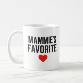 Caneca De Café MAMMIE’S Favorite Heart Graphic for Mothers Day Gr