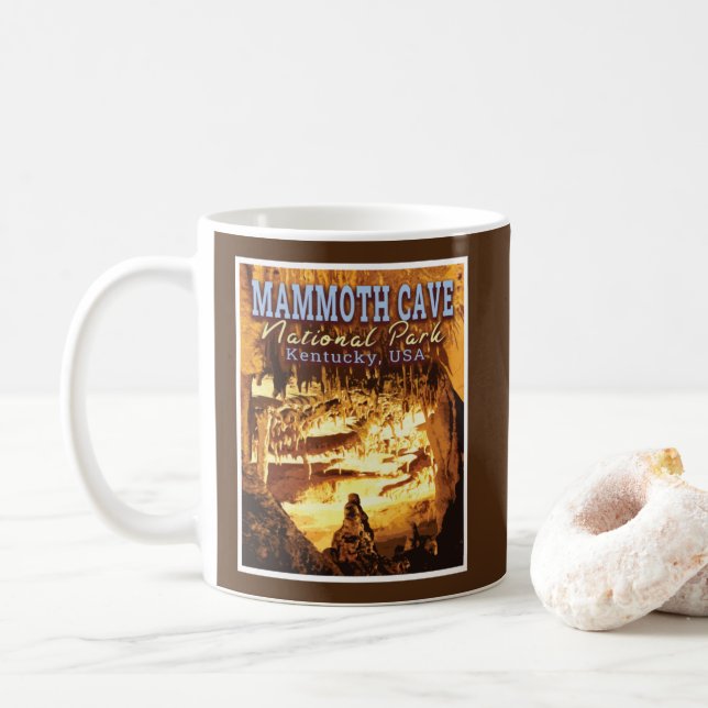 CANECA DE CAFÉ MAMMOTH CAVE NATIONAL PARK - KENTUCKY EUA (Com Donut)