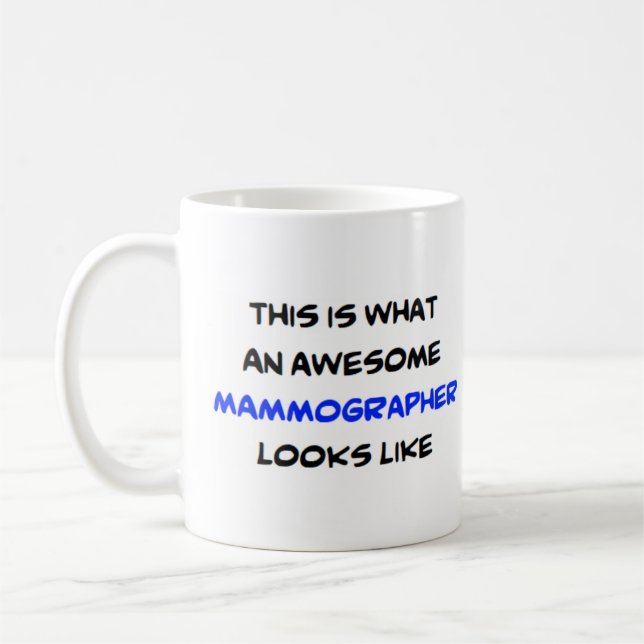 Caneca De Café mamografista, incrível (Esquerda)