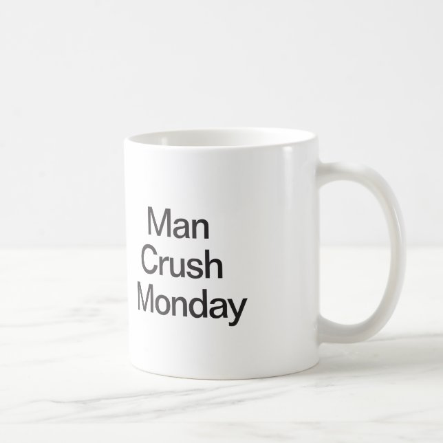 Caneca De Café Man Crush Segunda (Direita)