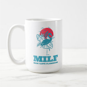 Caneca De Café Man I Love Flamingos