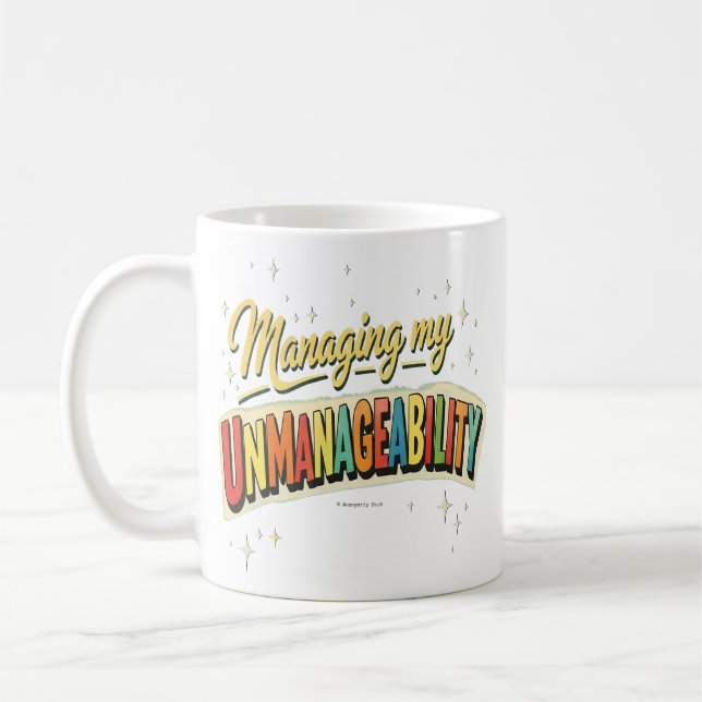 Caneca De Café Managing my Unmanageability - Mug (Esquerda)