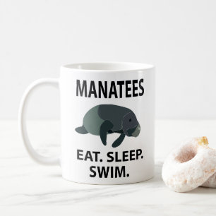 Caneca De Café Manatee Marine Wildlife Animal Manatee