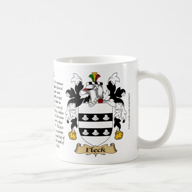 Caneca De Café Mancha, a origem, o significado e a crista (Direita)