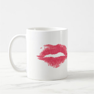 Caneca De Café Mancha De Beijo