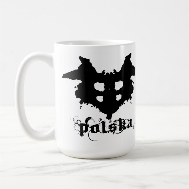 Caneca De Café mancha de tinta polska (Esquerda)