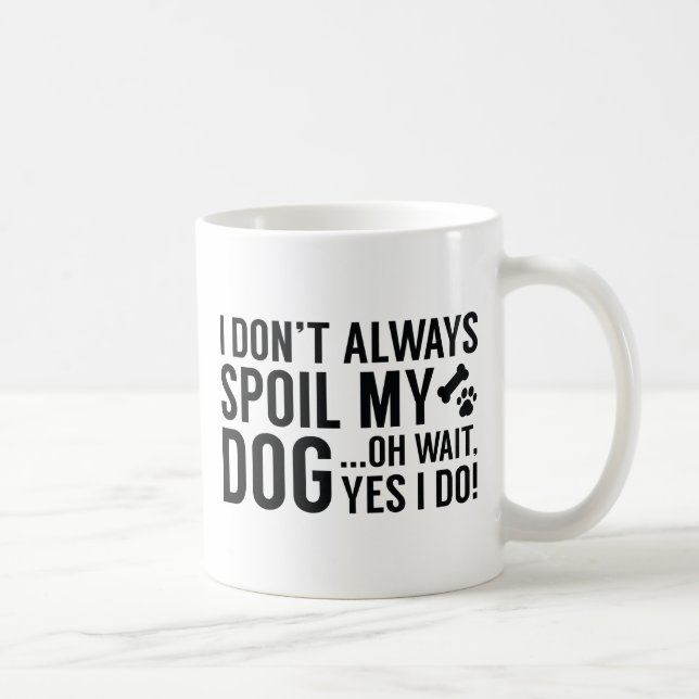 Caneca De Café Mancha Meu Cão (Direita)