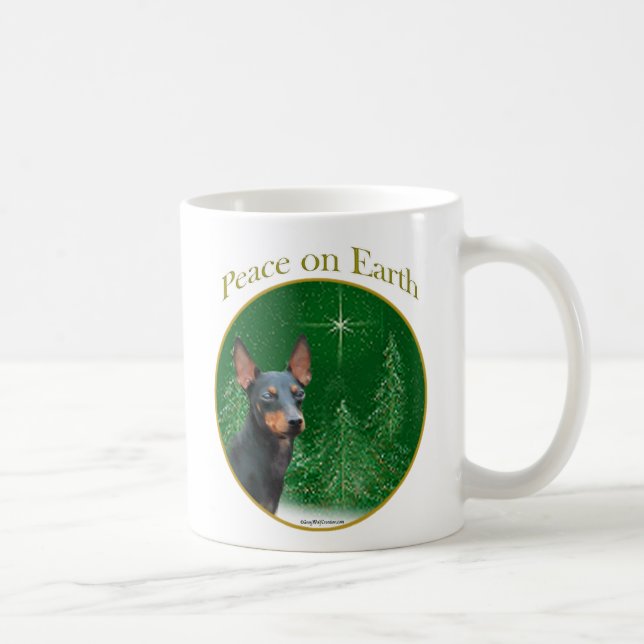 Caneca De Café Manchester Terrier Peace (Direita)