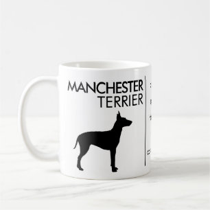 Caneca De Café Manchester Terrier, raça do cão