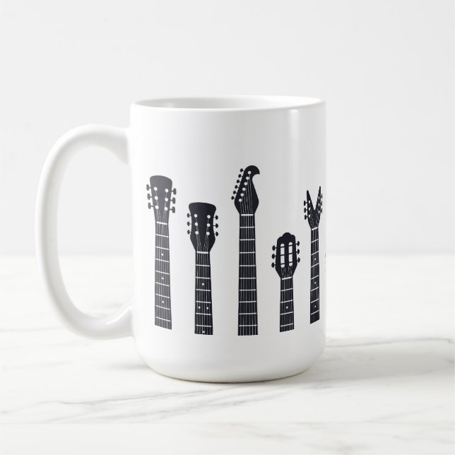 Caneca De Café Manchete de Guitarra (Esquerda)