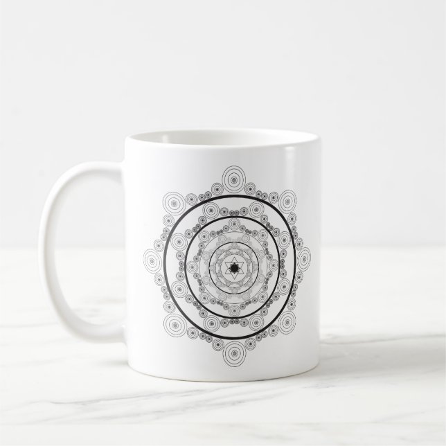 Caneca De Café Mandala (Esquerda)