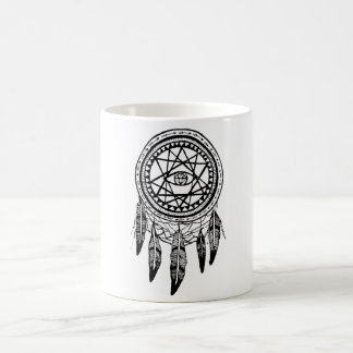 Caneca De Café Mandala da procura da visão de Dreamcatcher