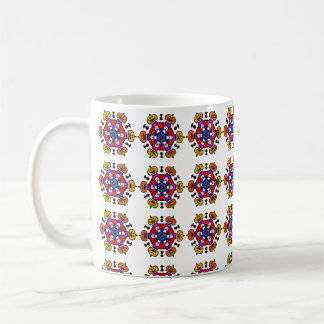 Caneca De Café Mandala de Abóbora de Halloween