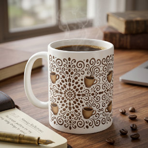 Caneca De Café Mandala de Café