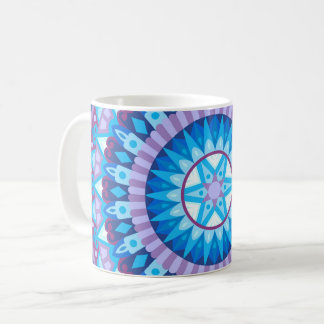 Caneca De Café Mandala de Inverno Azul Floco de Neve Presente Aco