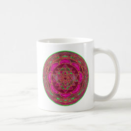 Caneca De Café Mandala de Sri Lakshmi Yantra