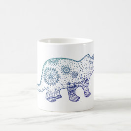 Caneca De Café Mandala Dinosaur Art Mug