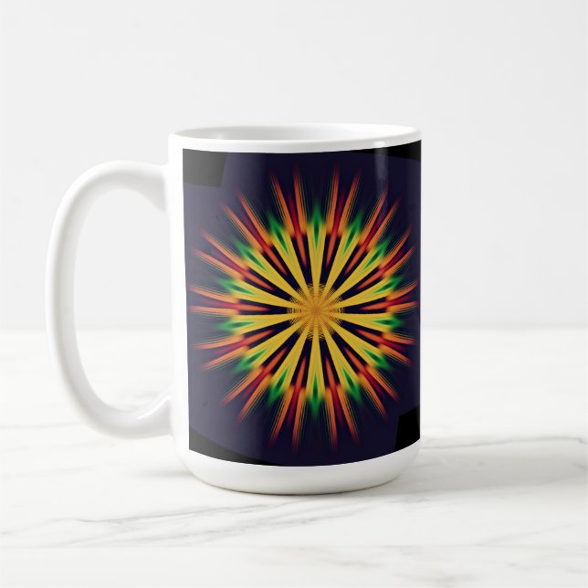 Caneca De Café Mandala Flower- 21855 (Esquerda)