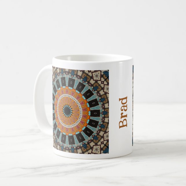 Caneca De Café Mandala Mug (Frente Esquerda)