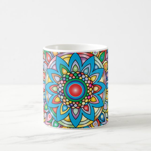 Caneca De Café Mandala Mug - Uma adição artística à sua cozinha (Centro)
