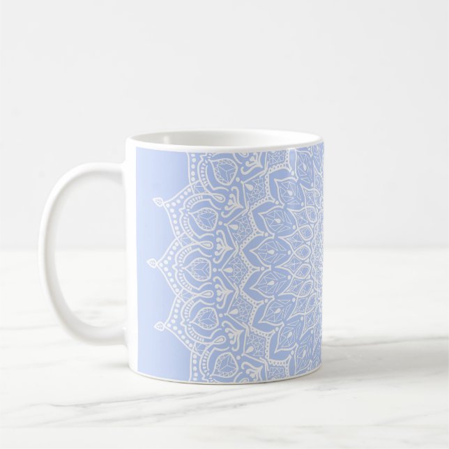 Caneca De Café Mandala Periwinkle - Bora em Baga de Zimbro (Esquerda)