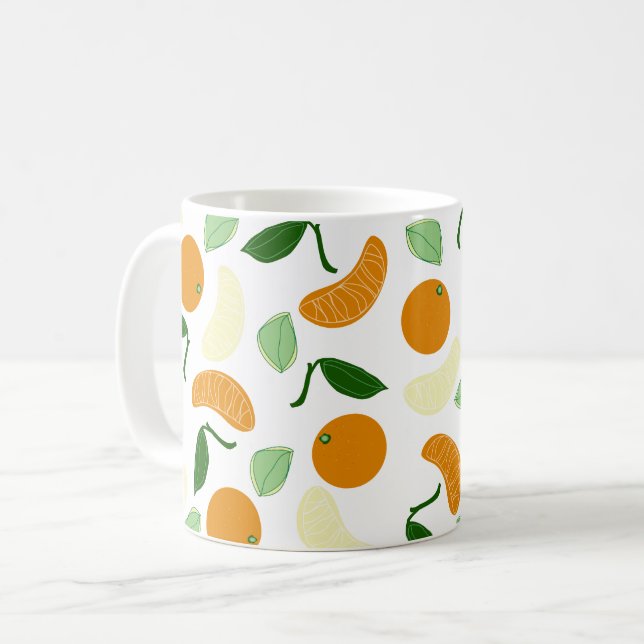 Caneca De Café Mandarin Citrus (Frente Esquerda)