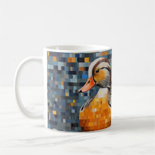 Caneca De Café Mandarin Duck Animal Art Decor
