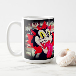 CANECA DE CAFÉ MANDATO PRIMEIRO CANADÁ LIBERDADE
