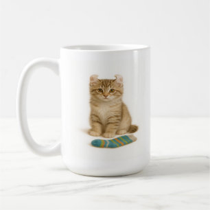 Caneca De Café Mande-o para mim - American Curl Kitten Edition