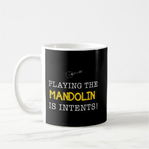 Caneca De Café Mandolin Lover Jogando o mandolin está lá