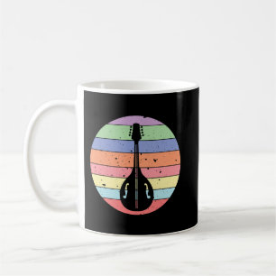 Caneca De Café Mandolin Lover Retro Vintage Estilo Sunset 70s 80s