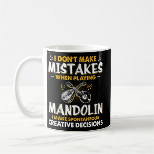 Caneca De Café Mandolin Lover Spontaneous Creative Decisions When