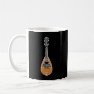 Caneca De Café Mandolin Lover String Instrumento Música Bluegrass