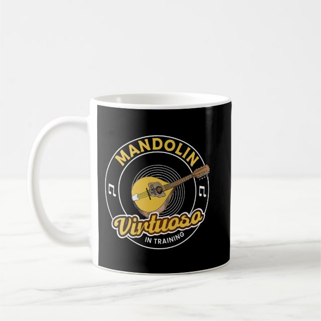 Caneca De Café Mandolin Lover Virtuoso no Treinamento da Reproduç (Esquerda)