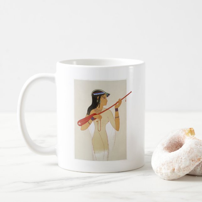 Caneca De Café Mandore player - Antigo Egito (Com Donut)