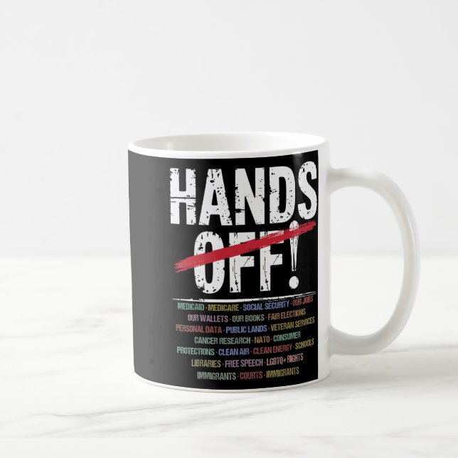 Caneca De Café Maneira de protesto T-shirt2.png (Direita)